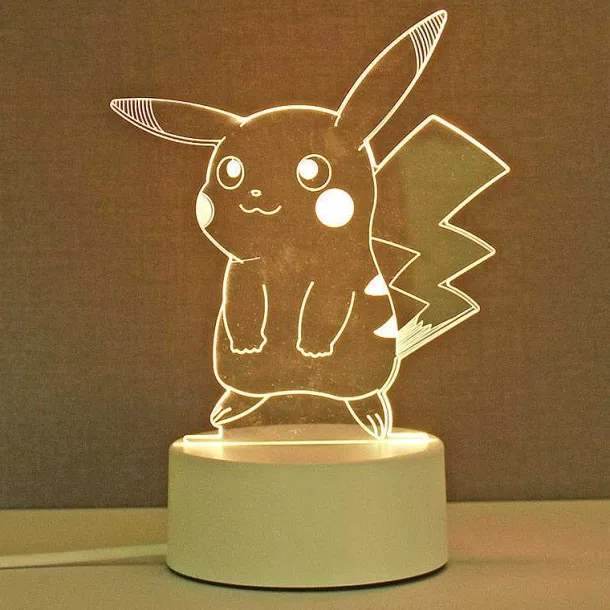 Pokemon Pikachu 3D Led Nachtlampe