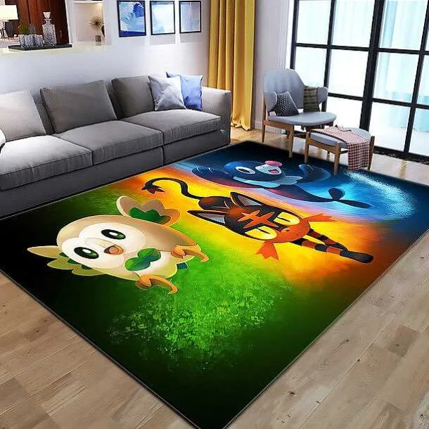 Pokemon Pikachu Flannel Teppich Matte (Verschiedene Motive)