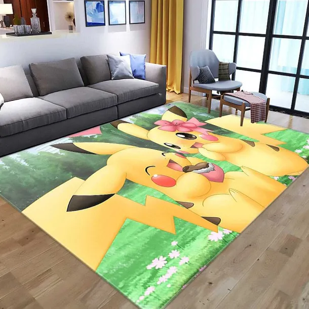 Pokemon Pikachu Flannel Teppich Matte (Verschiedene Motive)