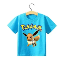 Pokemon Pikachu Kinder Sommer T-Shirts In Vielen Motiven Und Grosen