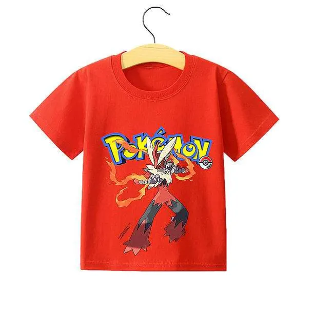 Pokemon Pikachu Kinder Sommer T-Shirts In Vielen Motiven Und Grosen
