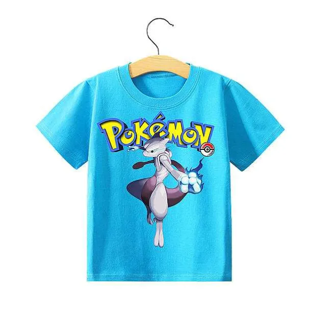 Pokemon Pikachu Kinder Sommer T-Shirts In Vielen Motiven Und Grosen