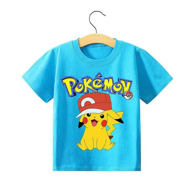 Pokemon Pikachu Kinder Sommer T-Shirts In Vielen Motiven Und Grosen