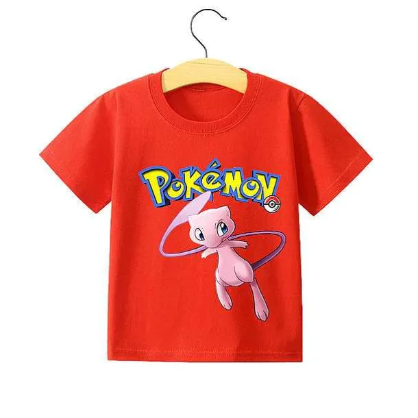 Pokemon Pikachu Kinder Sommer T-Shirts In Vielen Motiven Und Grosen