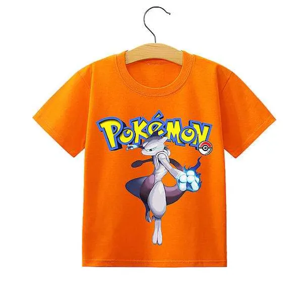 Pokemon Pikachu Kinder Sommer T-Shirts In Vielen Motiven Und Grosen