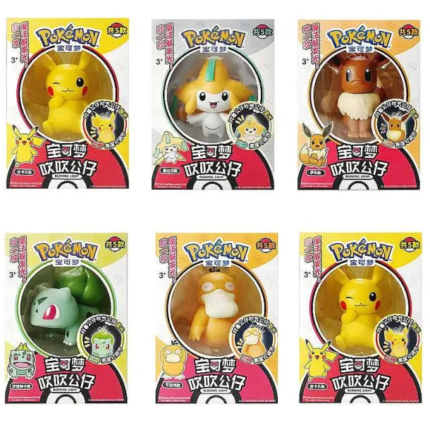 Pokemon Pikachu Lampe In Verschiedenen Motiven