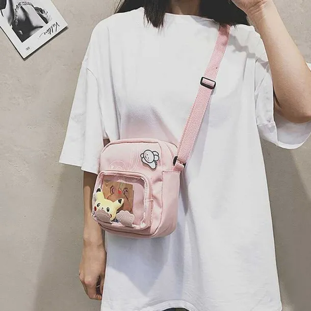 Pokemon Pikachu Messenger Bag Mit Transparenter Front