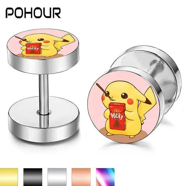 Pokemon Pikachu Ohrringe / Ohrstecker