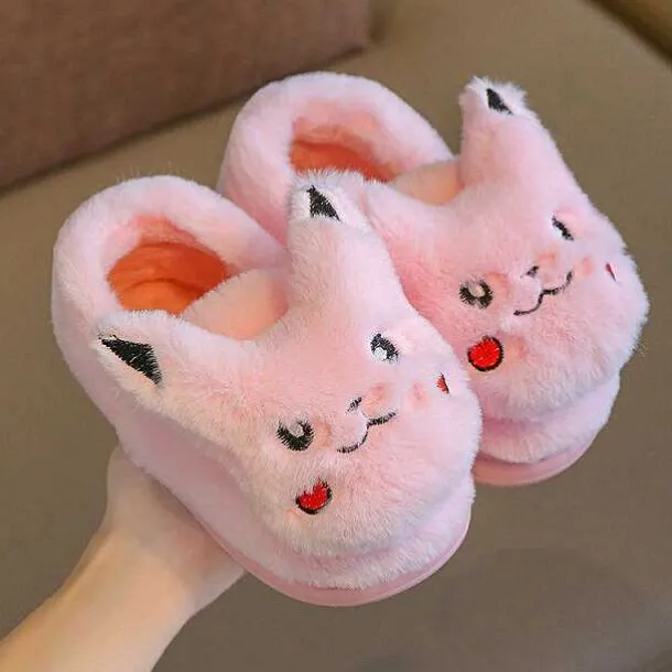 Pokemon Pikachu Pluschige Kinder Hausschuhe