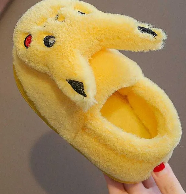 Pokemon Pikachu Pluschige Kinder Hausschuhe
