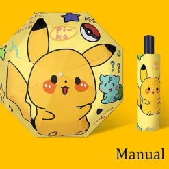 Pokemon Pikachu Regenschirme (Manuell Oder Automatik)