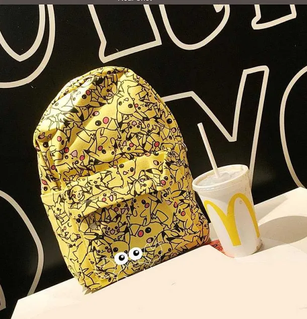Pokemon Pikachu Rucksack (30Cm*10Cm*40Cm)