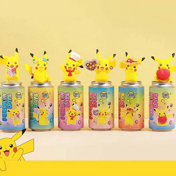 Pokemon Pikachu Sammelfiguren Mit Dose