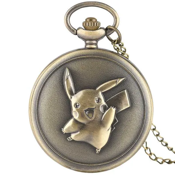 Pokemon Pikachu Taschenuhr Im Antken Design
