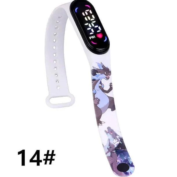 Pokemon Pikachu U. A. Digital Armbanduhr Fur Kinder