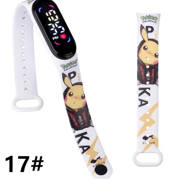 Pokemon Pikachu U. A. Digital Armbanduhr Fur Kinder