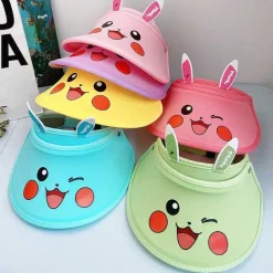 Pokemon Pikachu Visor Cap Fur Kinder
