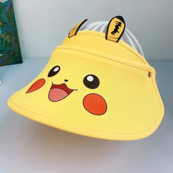 Pokemon Pikachu Visor Cap Fur Kinder