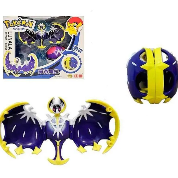 Pokemon Pokeball Set Mit Figur (Pikachu, Glurak, Bisaflor, Turtok, Garados)