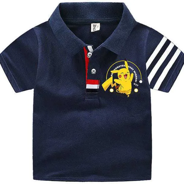 Pokemon Polo Shirts Fur Kinder Mit Vielen Verschiedenen Motiven Fur Den Sommer