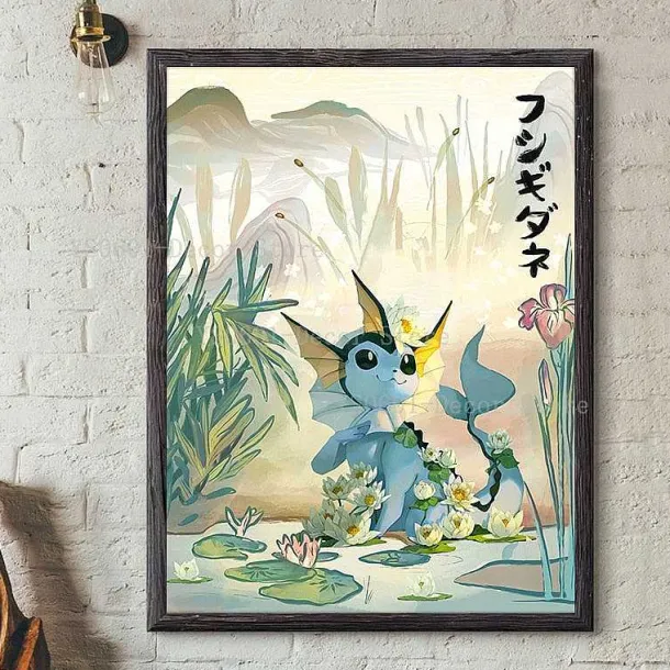 Pokemon Poster Kunstdruck Im Japanischen Stil
