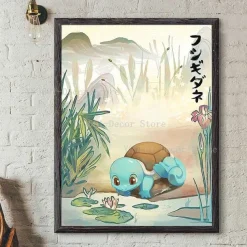 Pokemon Poster Kunstdruck Im Japanischen Stil