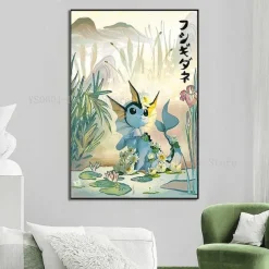 Pokemon Poster Kunstdruck Im Japanischen Stil