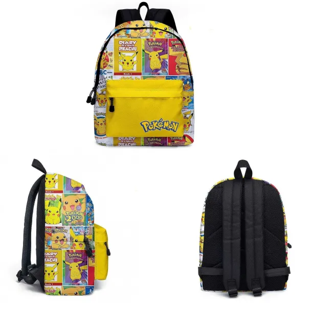 Pokemon Rucksack Im Comic / Cartoon Look Verschiedene Motive