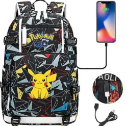 Pokemon Rucksack Mit Smartphone Ladefunktion