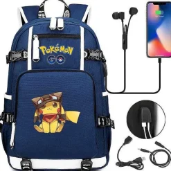Pokemon Rucksack Mit Smartphone Ladefunktion