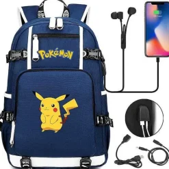 Pokemon Rucksack Mit Usb - Ideal Fur Laptops