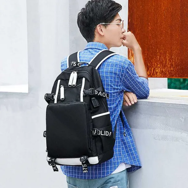 Pokemon Rucksack Mit Usb - Ideal Fur Laptops