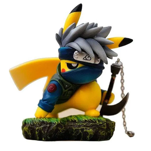 Pokemon Sammelfigur Pikachu Im Manga Naruto Optik, Ca. 10Cm