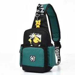Pokemon Sling Bag - Kleiner Rucksack Tasche Mit Pikachu Motiv