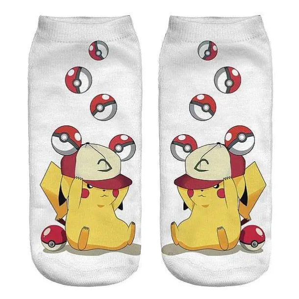 Pokemon Sneaker Socken - One Size - Viele Motive