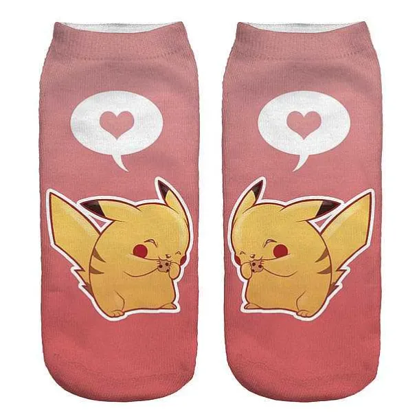 Pokemon Sneaker Socken - One Size - Viele Motive