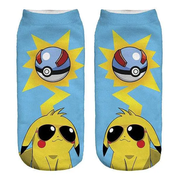 Pokemon Sneaker Socken - One Size - Viele Motive