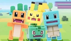 Pokemon Spielzeug Figuren Und Balle Im Pixel Look