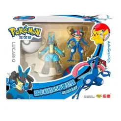 Pokemon Spielzeug Set Mit 2X Figur Und 2X Pokeball (Verschiedene Motive Zur Wahl)