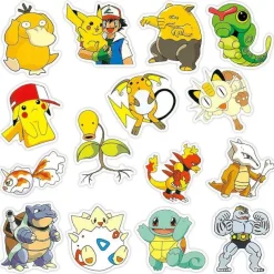Pokemon Sticker Aufkleber - 50 Oder 100 Stuck