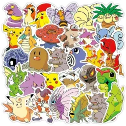 Pokemon Sticker Aufkleber - 50 Oder 100 Stuck