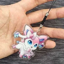 Pokemon Sylveon Keychain / Anhanger / Lanyard