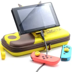 Pokemon Tasche / Stander Fur Switch Konsole - Pikachu, Evoli