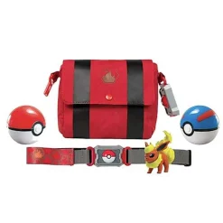 Pokemon Trainer Set Mit Gurtel, Pokeball, Tasche Und Figur