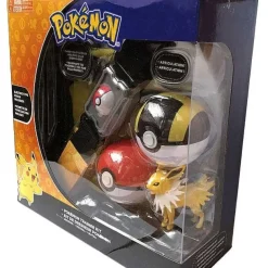 Pokemon Trainer Set Mit Gurtel, Pokeball, Tasche Und Figur