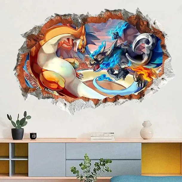 Pokemon Wandtattoo Wand Sticker - Verschiedene Motive