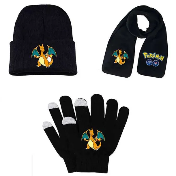 Pokemon Winter Sets: Mutze, Schal Und Handschuhe - Viele Motive