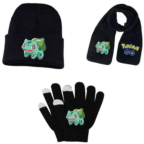 Pokemon Winter Sets: Mutze, Schal Und Handschuhe - Viele Motive