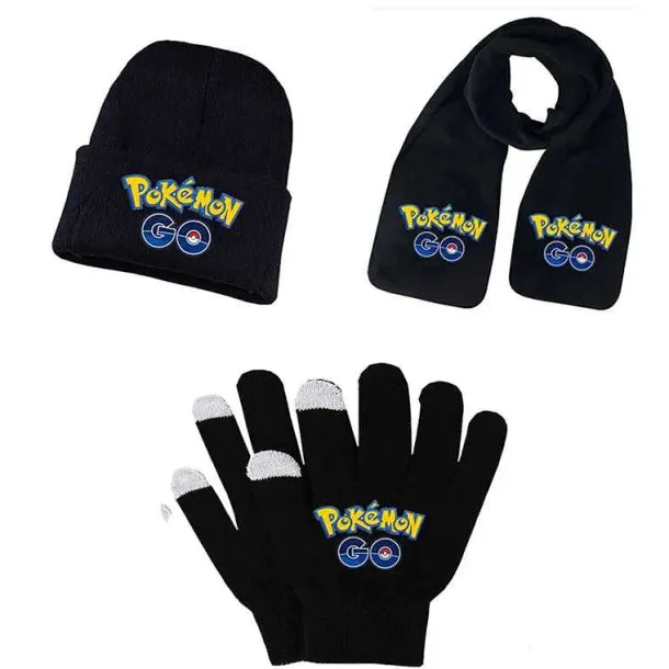 Pokemon Winter Sets: Mutze, Schal Und Handschuhe - Viele Motive