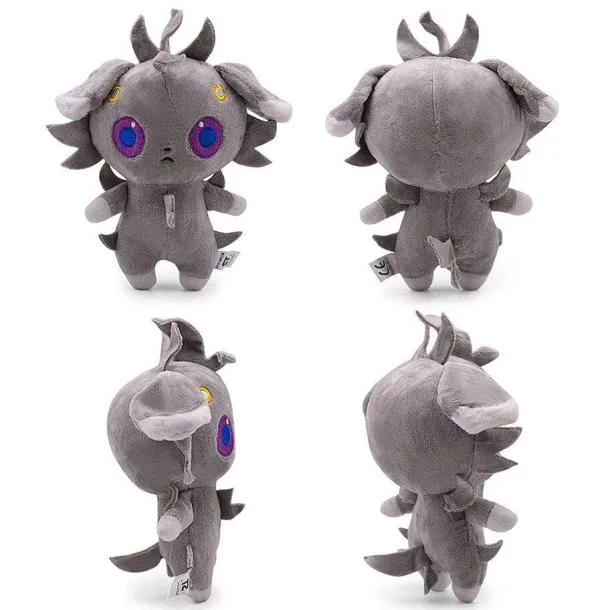 Psiau - Espurr Oder Psiaugon - Meowstic Kuscheltiere Plusch Pokemon (Ca. 17Cm - 19Cm)